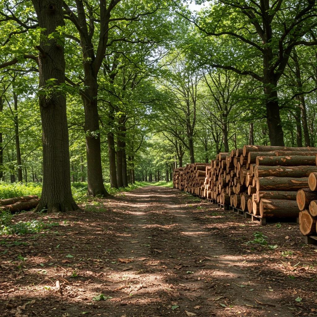 Forêt française gérée durablement