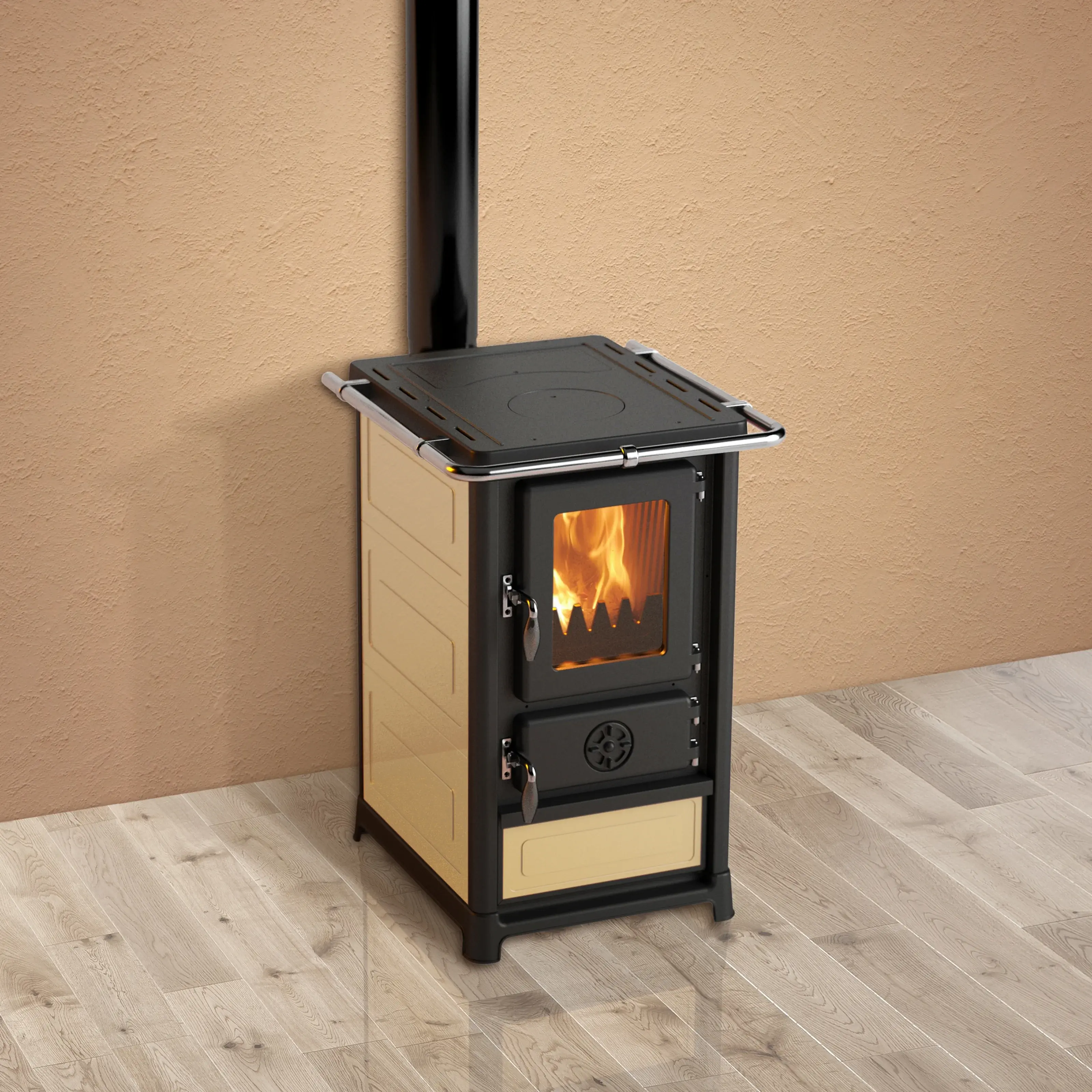 Poêle à bois Olympe — 10.3 kW haute performance